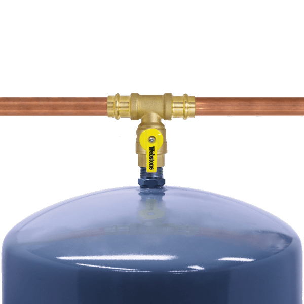 NIBCO® 1/2 inch LF Brass T-Valve Crimp Pex x 3/8 inch OD Comp thumbnail 4