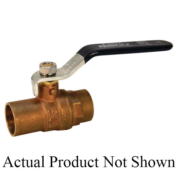 NIBCO® S-580 Standard Port Forged Brass Ball Valve, 1 inch, Solder x Solder