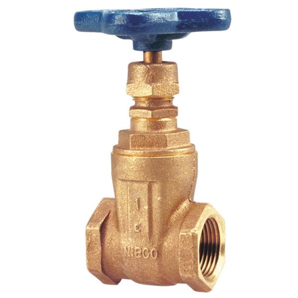 NIBCO® 2 inch 125# Bronze Gate Valve, FIP x FIP