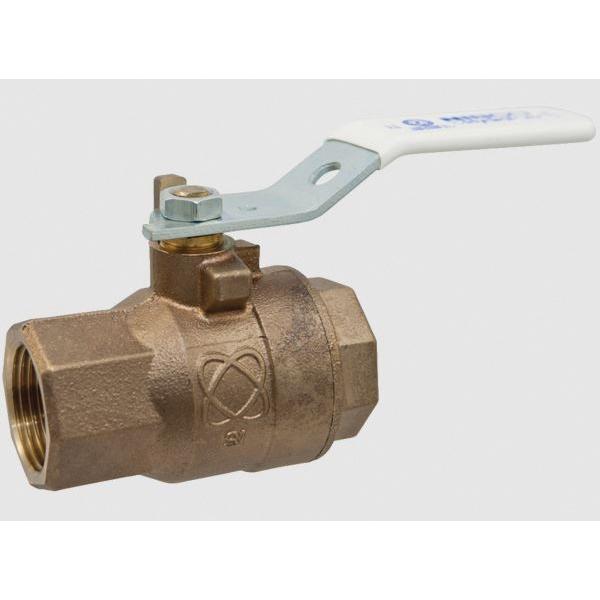NIBCO® T-585-70-LF Full Port Cast Red Bronze Ball Valve, 1-1/2 inch, NPT x NPT