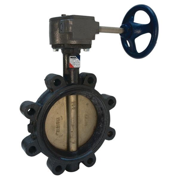 NIBCO® LD-2000 200# Lever Operated Butterfly Valve, 6 inch, Lug