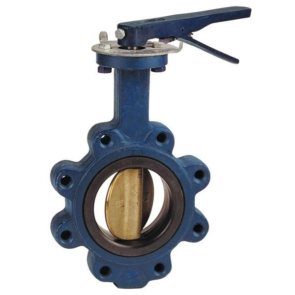 NIBCO® N200235 200# Gear Operated Cast Iron Butterfly Valve, 10 inch, Lug