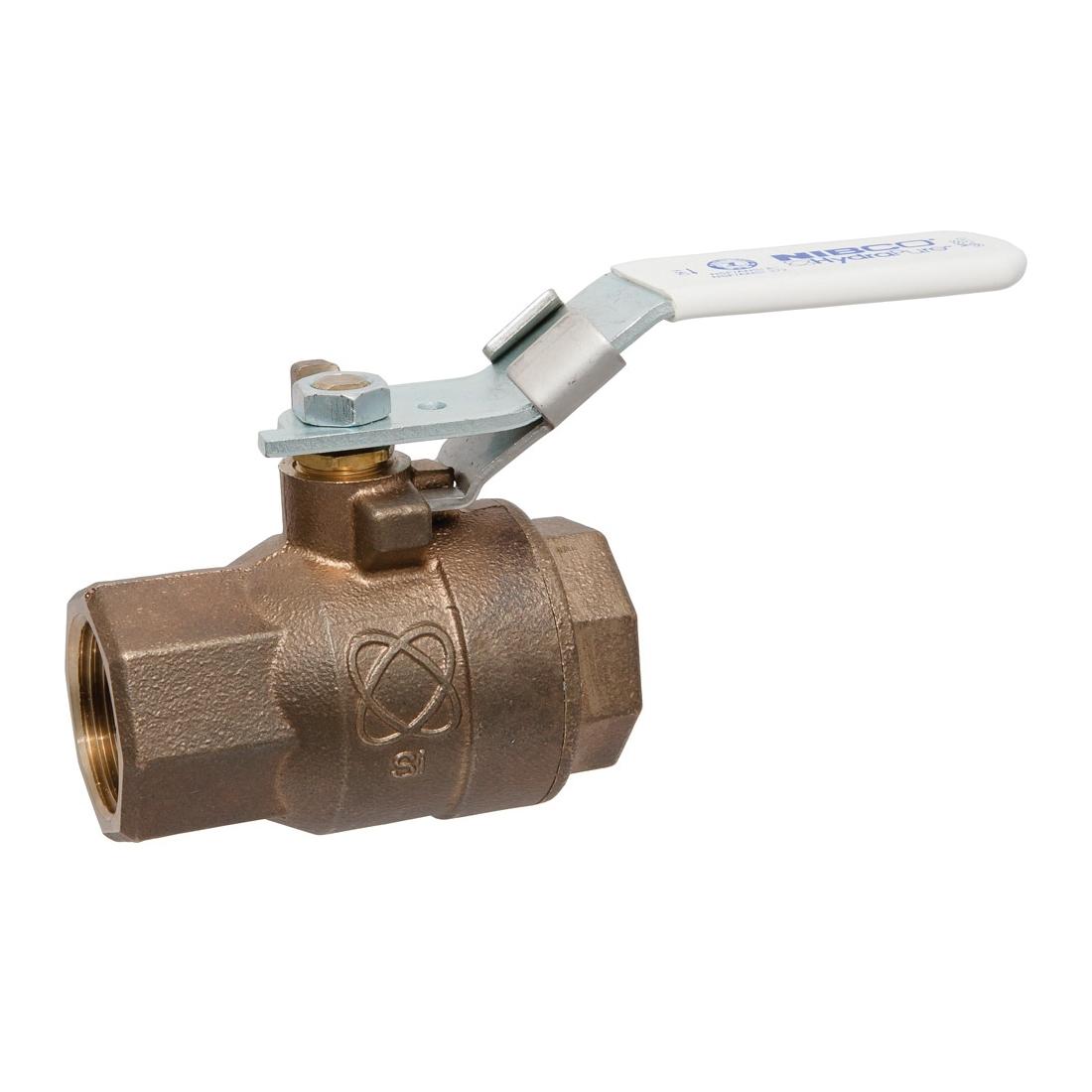 NIBCO® T-585-70-LF Full Port Cast Red Bronze Ball Valve, 1 inch, NPT x NPT