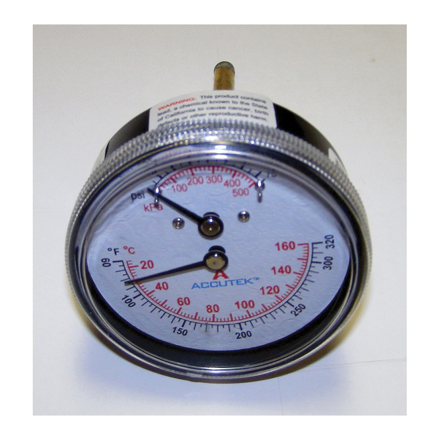 Watts DPTG Temperature and Pressure-Gauge in the Hydronic Baseboard Heater  Accessories department at