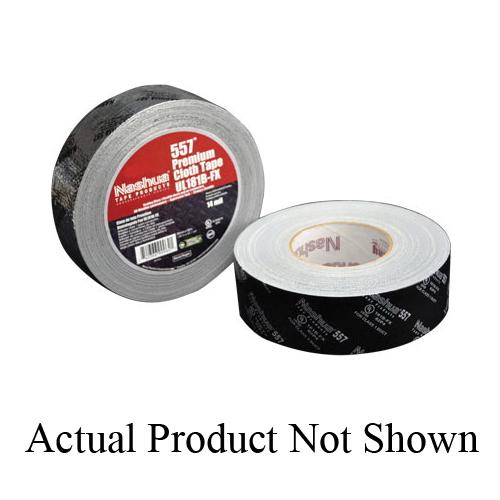 Nashua® 557 Series 1086936 Duct Tape, 14 mil Thick, 48 mm W, 55 m L, Metallic, Rubber Adhesive, Cloth Backing