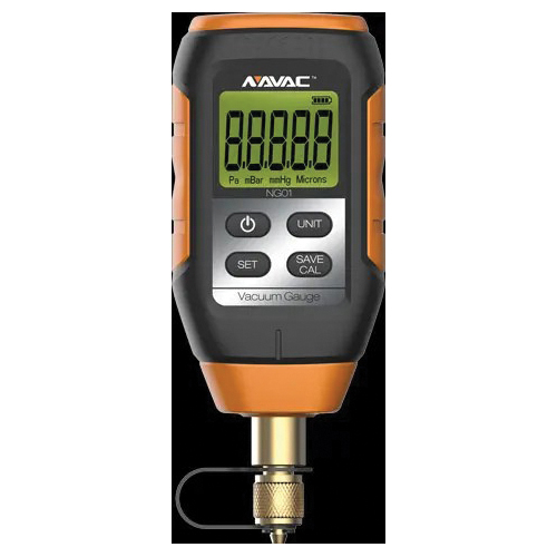 Navac NMV1 Micron Vacuum Gauge, 0 to 10000 Pa, 0 to 100 mbar, 0 to 75 mmHg, 0 to 75000 um Measuring Range