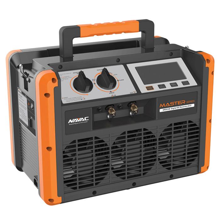 Navac Master Series NRDC4M 4-Cylinder DC Inverter Recovery Unit, 115 V, 1-1/2 hp
