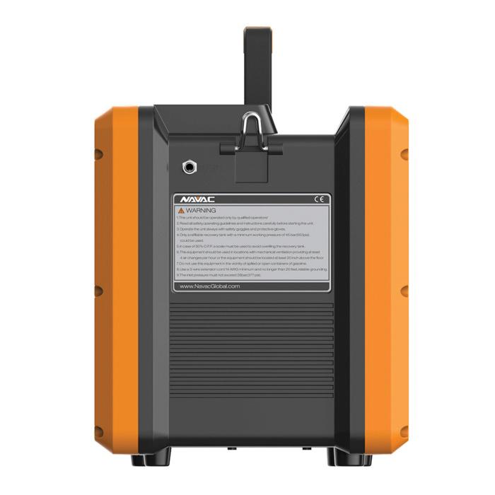 Navac Master Series NRDC4M 4-Cylinder DC Inverter Recovery Unit, 115 V, 1-1/2 hp