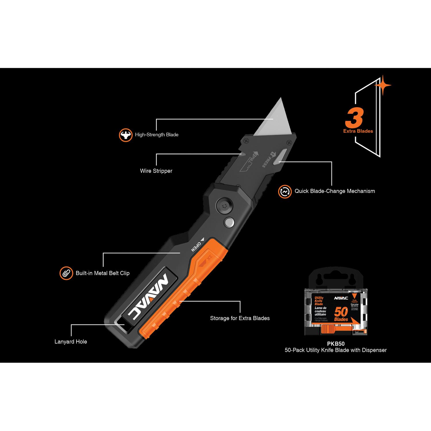 Navac PK1 Folding Utility Knife