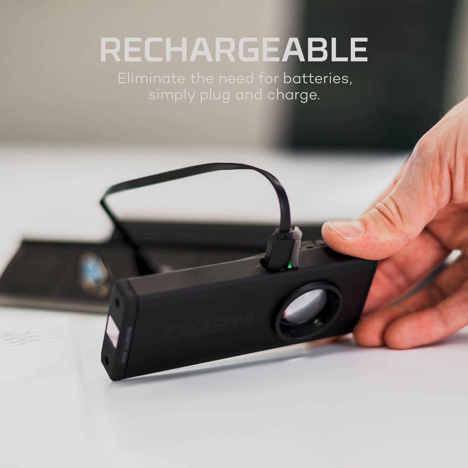 NEBO® SLIM+ Rechargeable Pocket Light with Laser Pointer and Power Bank, 700 Lumens, Black thumbnail 2