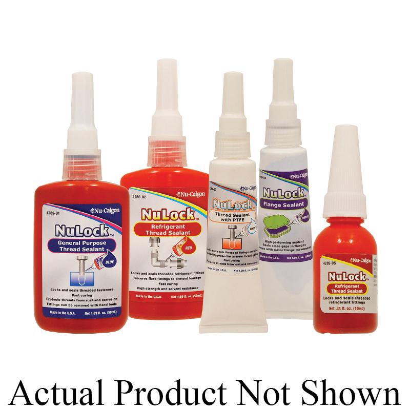 Nu-Calgon 4289-05 Refrigerant Thread Sealant, 10 mL, Liquid, Red, Mild