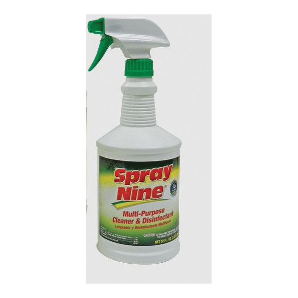 Nu-Calgon Spray Nine® 61113 Cleaner, 32 oz, Bottle, Citrus thumbnail 2
