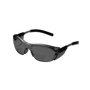 3M™ Nuvo™ 11500-00000-20 Reader Protective Eyewear, 1.5 Diopter, Gray Lens, Anti-Fog Lens, Gray Frame