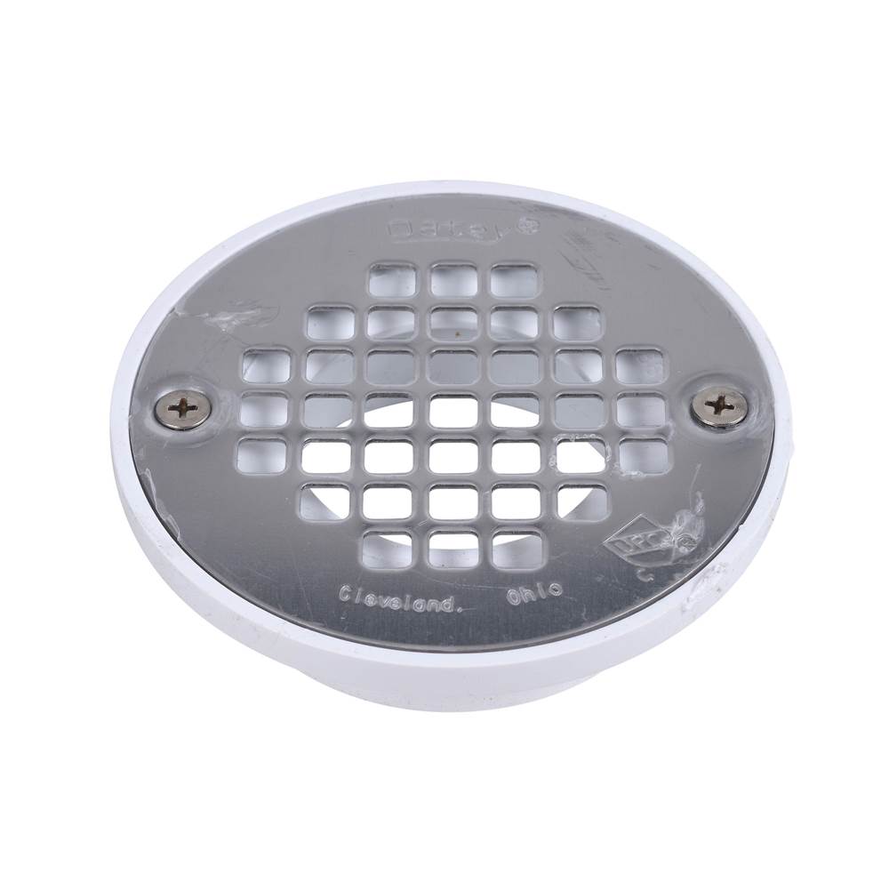 Oatey 2-in or 3-in PVC General-purpose Drain with Round Stainless