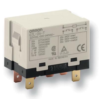 OMRON G7L Series G7L-2A-TUBCB120VAC Relay, 25 A, 1NO DPST, 120 VAC Coil