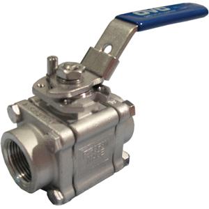 1 OVC 2366FT 2000# 3PC SS THRD BALL VALVE