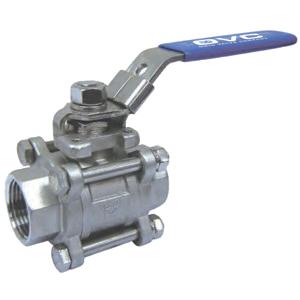 Ohio Valve 366FW Stainless Steel 3-Piece Full Port Ball Valve - Socket Weld - 1000 psi - -20 to 450 deg F