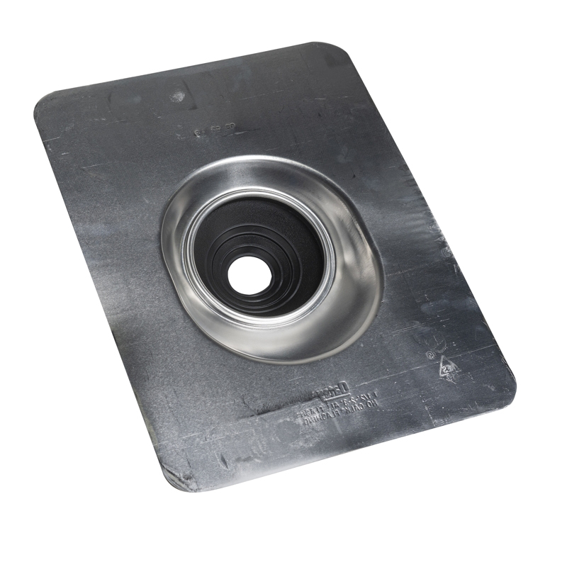 Oatey® All-Flash® No-Calk® 12945 Roof Flashing, 14-1/2 in L Base, 11 in W Base, Aluminum