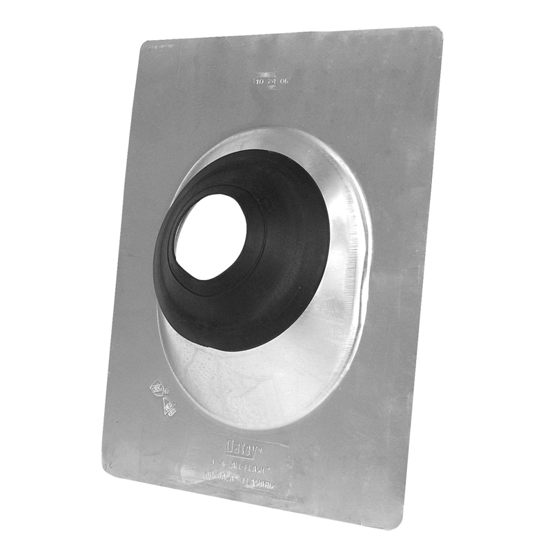 Oatey® 12956 Roof Flashing, 15 in L Base, 12 in W Base, Aluminum, Fits Vent Pipe Size: 3 to 4 in thumbnail 2