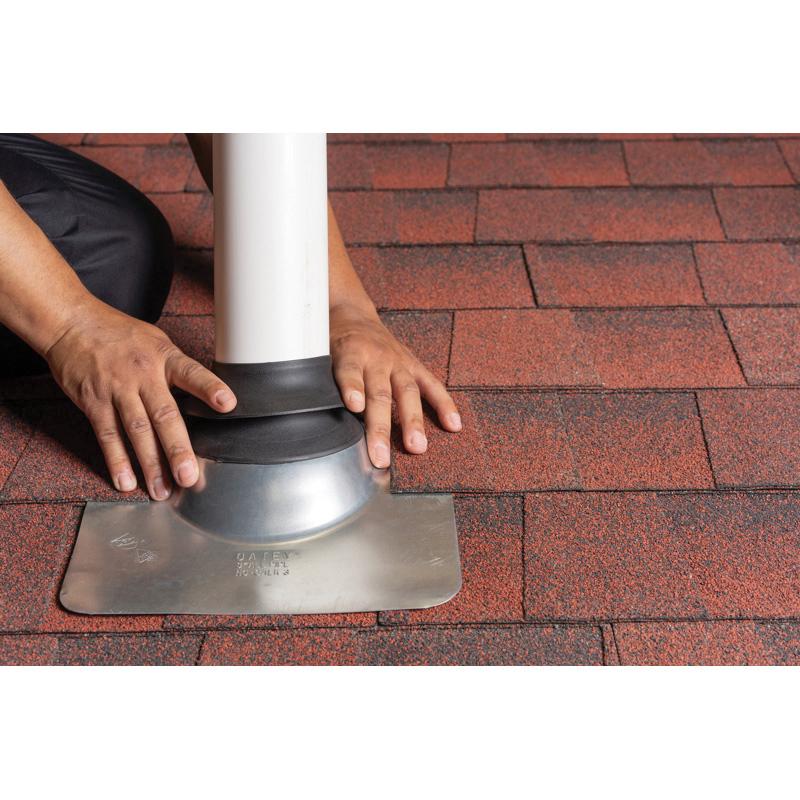 Oatey® 14206 Rain Collar, 2 in ID, Rubber, Black, For Use With: No-Calk® Roof Flashings