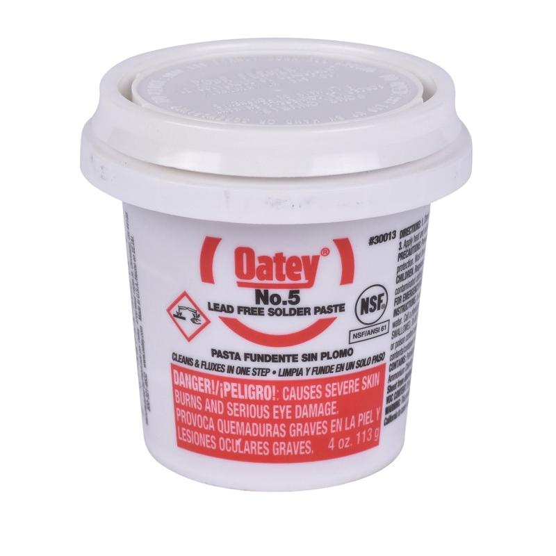 Oatey® 30013 Paste Flux, 4 oz, Can/Drum, Paste, 2 years Shelf Life thumbnail 4