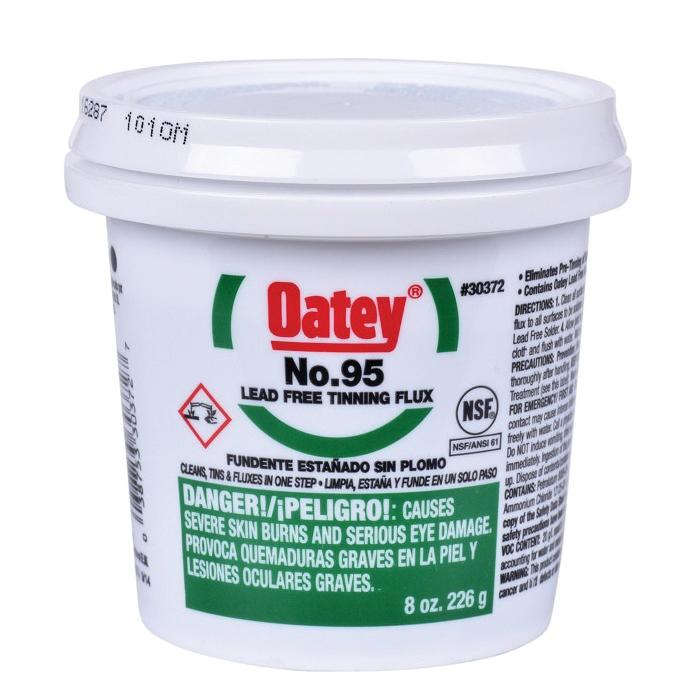 Oatey® 100% Lead-Free #95 Tinning Flux, 8 oz, Gray thumbnail 2