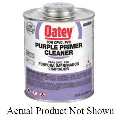 Oatey® 30796 Primer/Cleaner, 16 oz, Liquid, Purple, Solvent