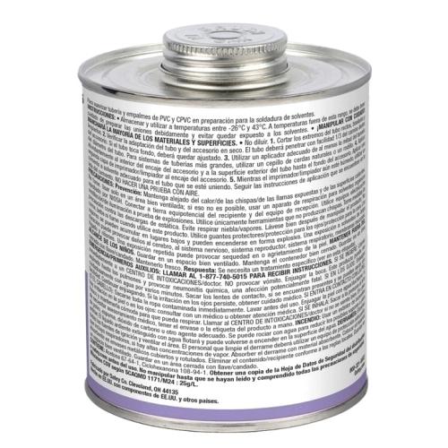 Oatey® All Purpose Primer Cleaner, 32 oz, Purple thumbnail 4