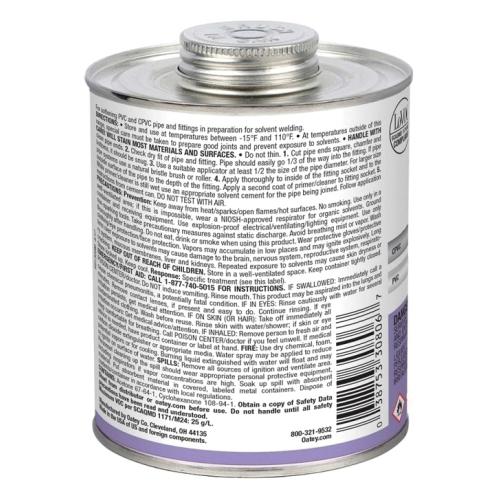 Oatey® All Purpose Primer Cleaner, 32 oz, Purple thumbnail 3