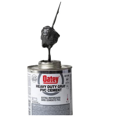 Oatey® 31095 Heavy Duty PVC Cement, 16 oz Cartridge, Gray