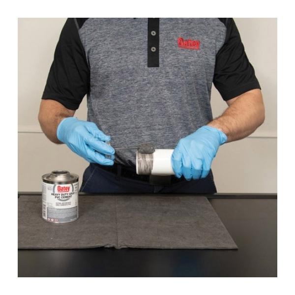 Oatey® Heavy Bodied PVC Pipe Cement, 1 gal Wide Mouth Can, Gray