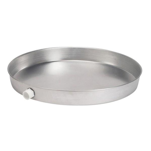 Harvey Aluminum Water Heater Pan With 1 inch PVC Fitting, 18 inch I.D. x 19 inch O.D.