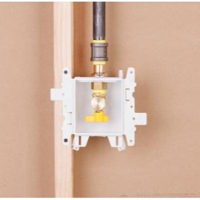 Oatey® MODA® 37561 Gas Supply Box, 3/4 in, FNPT, 4 in W Box, 3.38 in D Box, 4.85 in H Box, PVC Box