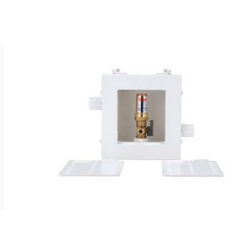 Oatey® MODA® 37691 Ice Maker Supply Box With Hammer Arrester, PEX, 1/4 in Valve, Quarter-Turn Valve, 8 in W Box thumbnail 2