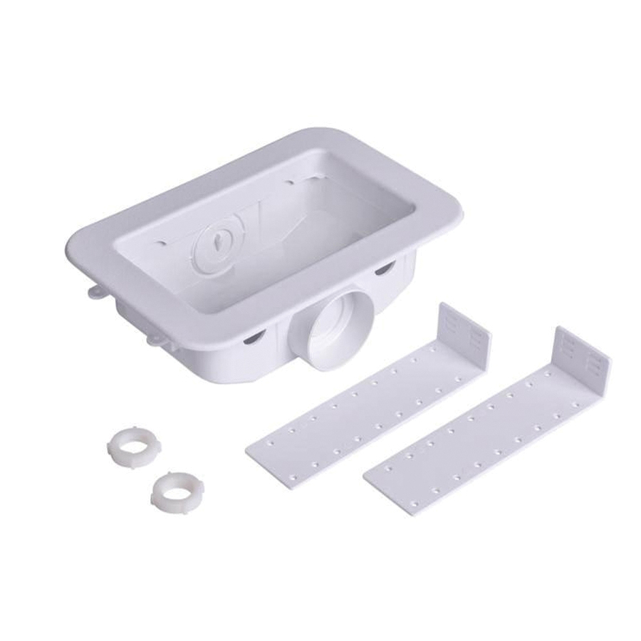 Oatey® Centro II PVC Washing Machine Outlet Box, 1/4-Turn Valve, ASTM F1807