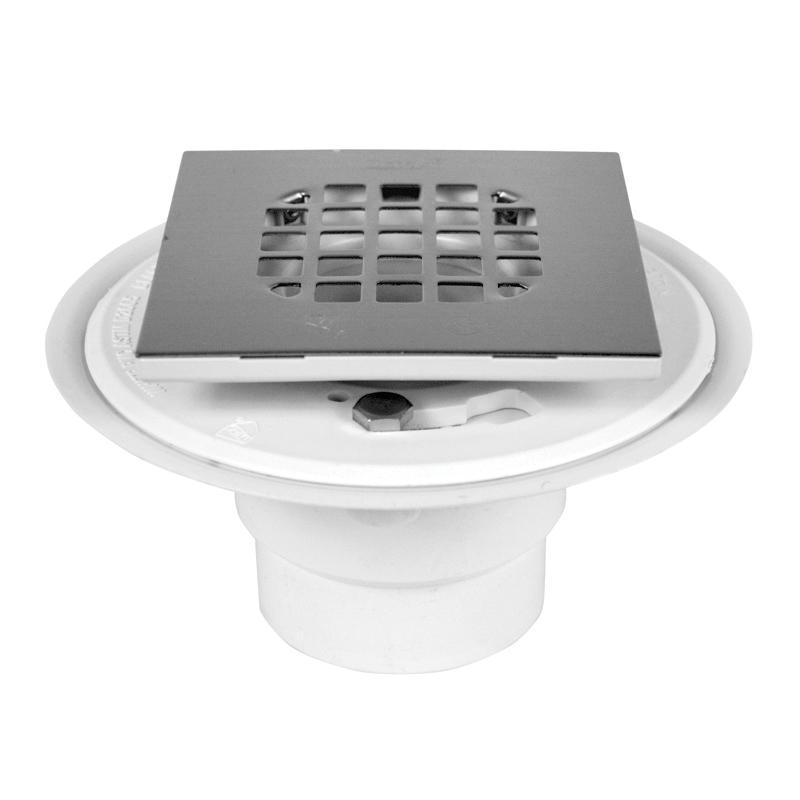 Oatey® 130 Series 42251 Tile Shower Base Drain, 2 x 3 in Nominal, Solvent Weld, 4-1/4 in Grid, PVC Drain thumbnail 2