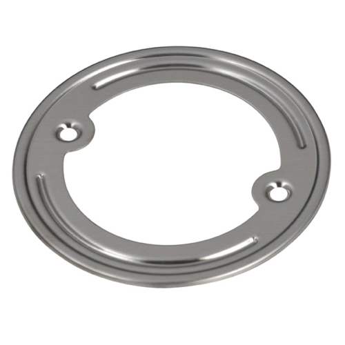 Oatey® 130 Series 7 gpm 4.7 inch dia 18 ga 304 Stainless Steel Round Snap-In 1/4 Turn Shower Strainer with Ring, Polished Stainless Steel; 4/Case thumbnail 4
