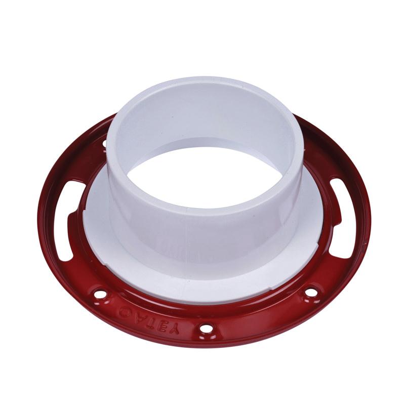 Oatey® 43513 Level Fit Closet Flange, 3 x 4 in Pipe, Hub, 7 in OD, PVC, White, 2.3 in L thumbnail 4