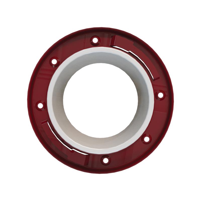 Oatey® 43513 Level Fit Closet Flange, 3 x 4 in Pipe, Hub, 7 in OD, PVC, White, 2.3 in L thumbnail 3