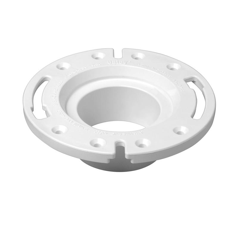 Oatey® 43585 Closet Flange, 3 in Pipe, Spigot, 7 in OD, PVC, White, 2.3 in L thumbnail 3