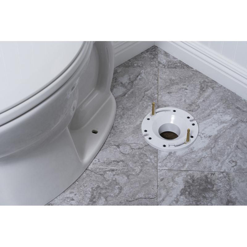 Oatey® 43585 Closet Flange, 3 in Pipe, Spigot, 7 in OD, PVC, White, 2.3 in L thumbnail 2