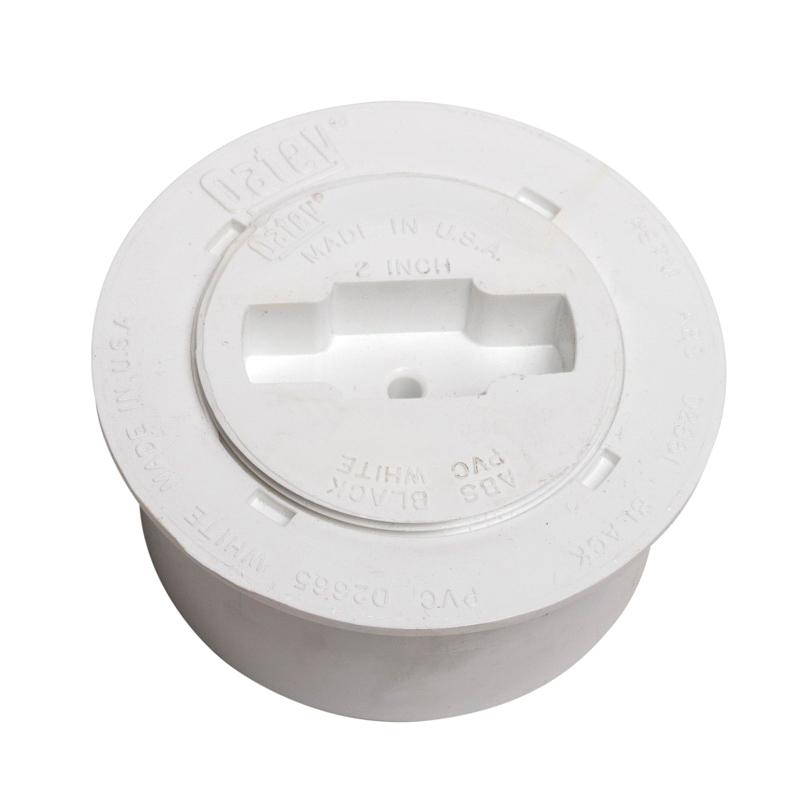 Oatey® 43731 Snap-In Cleanout Assembly, Round, Fits Pipe Size: 3 in, PVC thumbnail 4