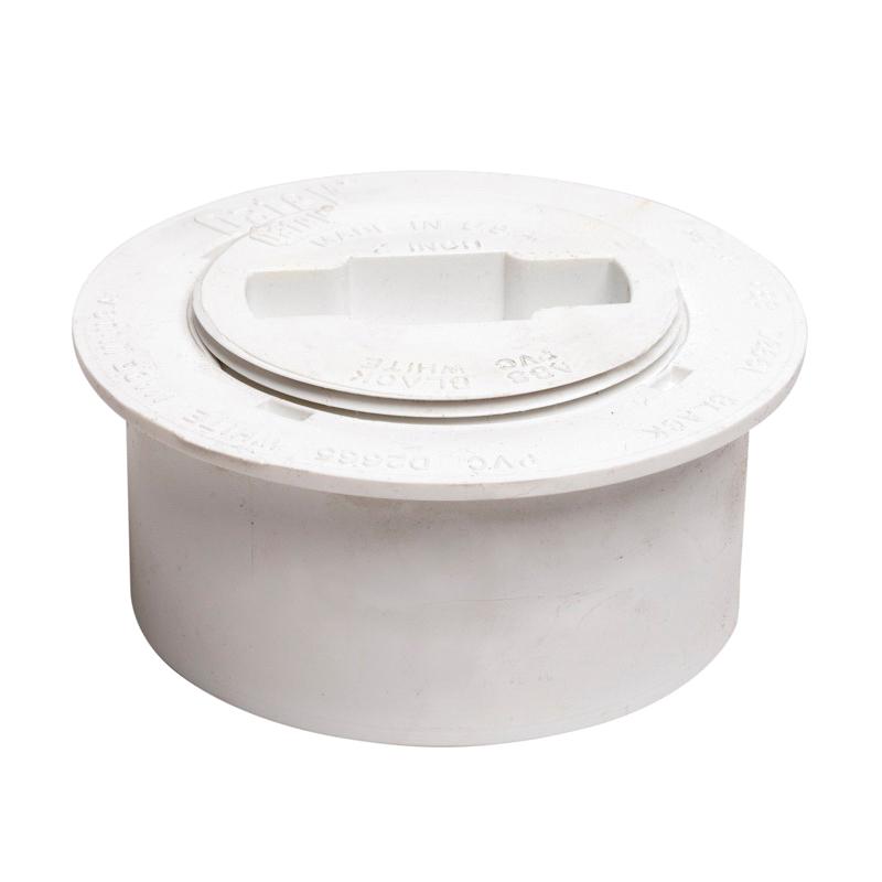 Oatey® 43731 Snap-In Cleanout Assembly, Round, Fits Pipe Size: 3 in, PVC thumbnail 3