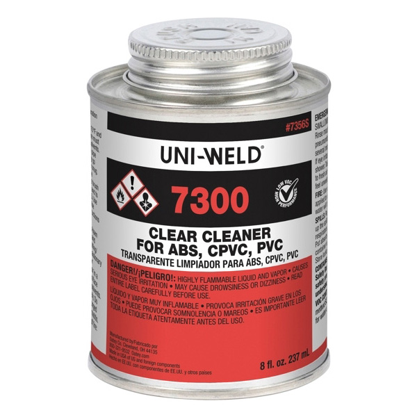 Oatey® 7300 Series 7356S All-Purpose Cleaner, 8 oz, Liquid, Clear, Solvent