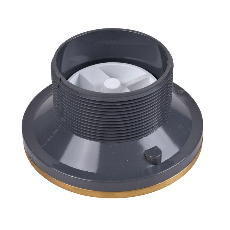 HARVEY™ 74130 Plastic Adjustable Barrel Cleanout With Polished Brass Cover And Ring, 6 inch thumbnail 3