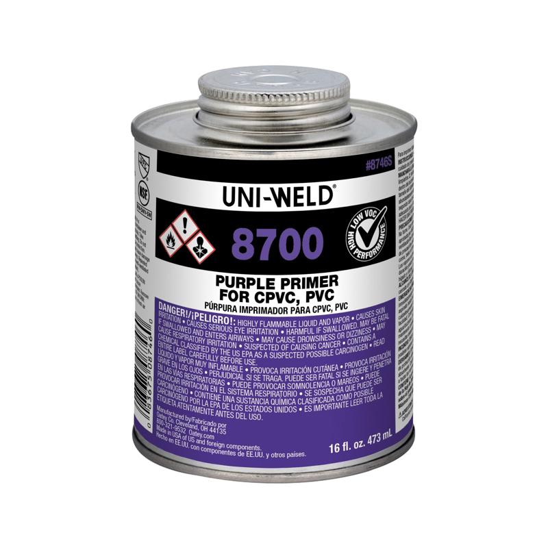 Oatey® 8700 Series 8746S Primer, 16 oz, Liquid, Purple, Solvent