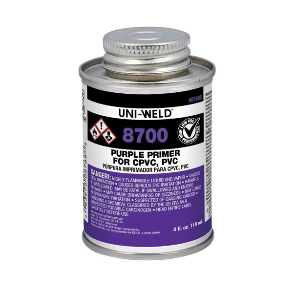 Oatey® 8700 Series 8766S Primer, 4 oz, Liquid, Purple, Solvent