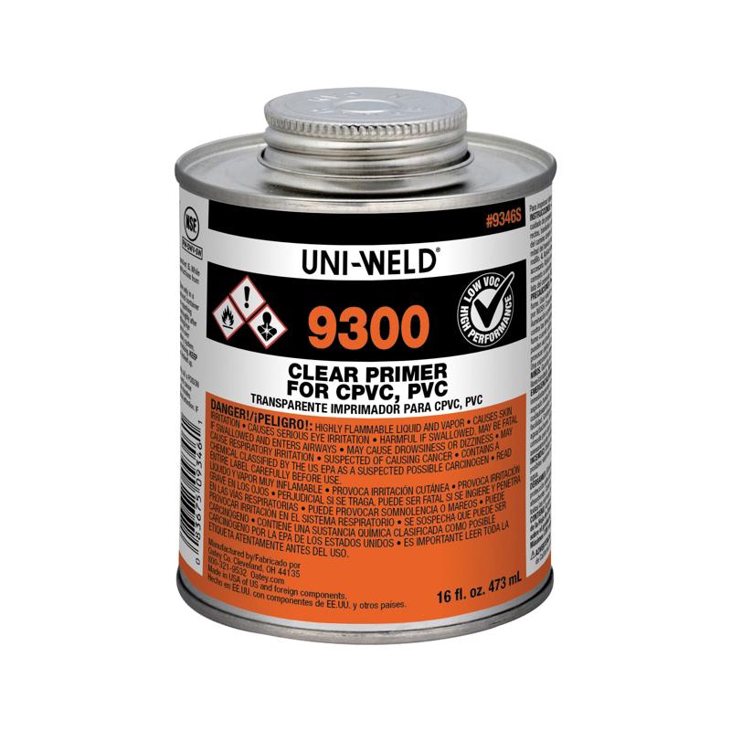 Oatey® 9300 Series 9346S Primer, 16 oz, Liquid, Clear, Solvent