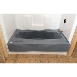 Harvey 34070 High Impact Plastic Bath Tub Protector, 60 inch W x 42 inch D x 16 inch H; 35/Pack