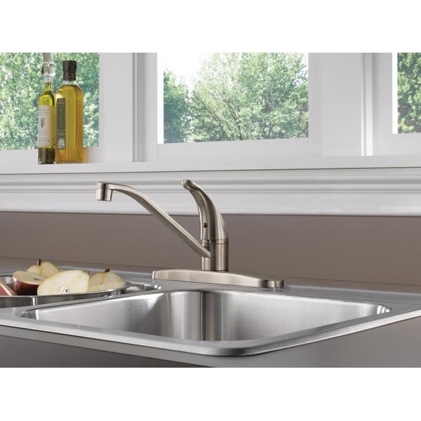 PEERLESS® P110LF-SS Kitchen Faucet, Deck, Yes, Stainless